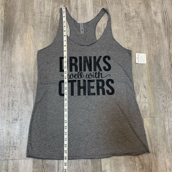 $5 ADD ON ITEM NWT Next level apparel “drinks well with others” Razorback - Picture 4 of 12